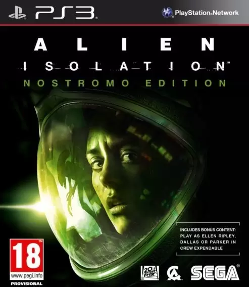PS3 Games - Alien Isolation: Nostromo Edition