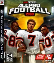 PS3 Games - All-Pro Football 2K8