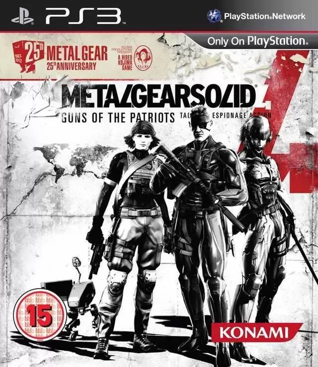 PS3 Games - Metal Gear Solid 4: 25th Anniversary Edition