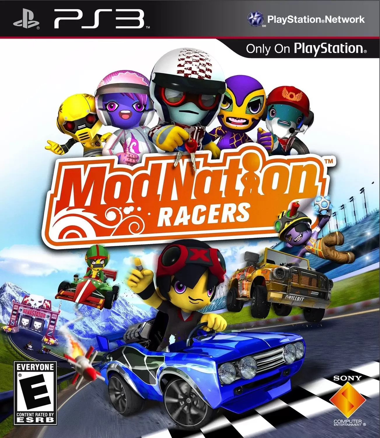 Jeux PS3 - ModNation Racers