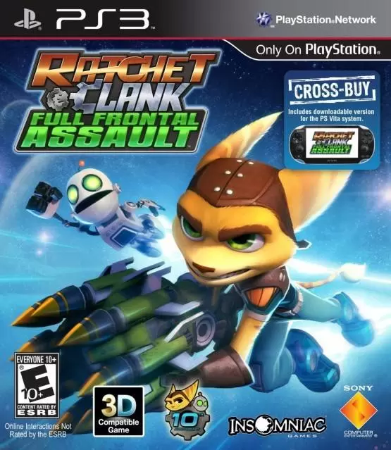 PS3 Games - Ratchet & Clank: Full Frontal Assault