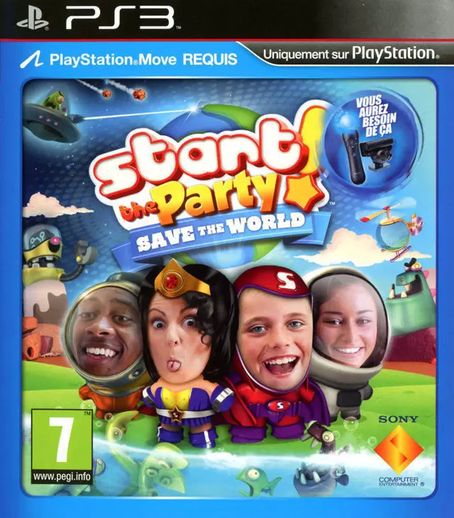 PS3 Games - Start the Party! Save the World