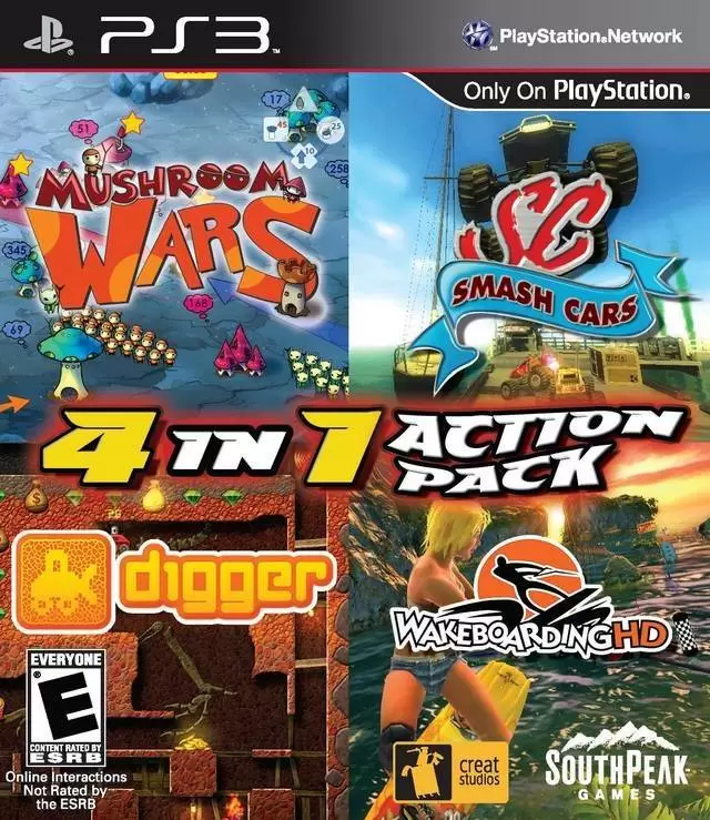 PS3 Games - 4-in-1 Action PACK
