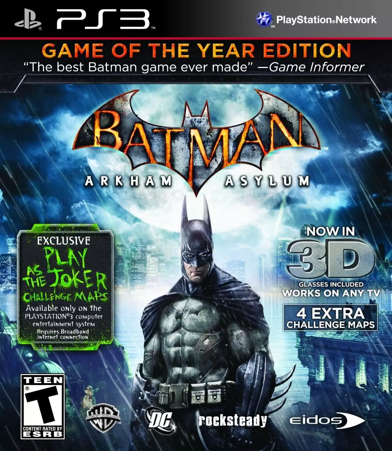 Batman: Arkham Asylum - Game of the Year Edition - PS3 Games