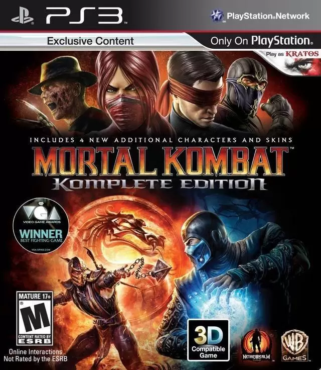 Jeux PS3 - Mortal Kombat: Komplete Edition