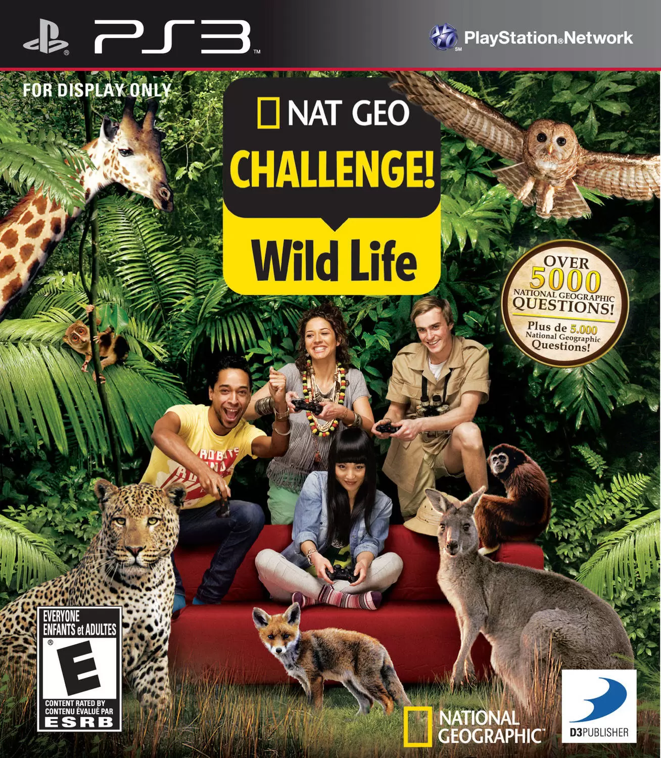Jeux PS3 - Nat Geo Challenge! Wild Life