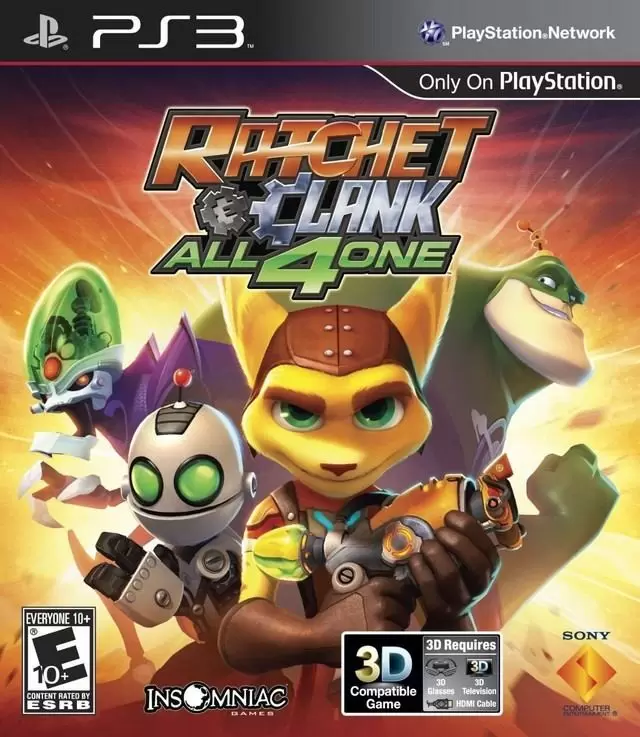 PS3 Games - Ratchet & Clank: All 4 One