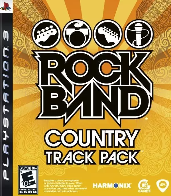 PS3 Games - Rock Band Country Track Pack