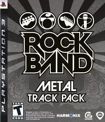 PS3 Games - Rock Band: Metal Track Pack