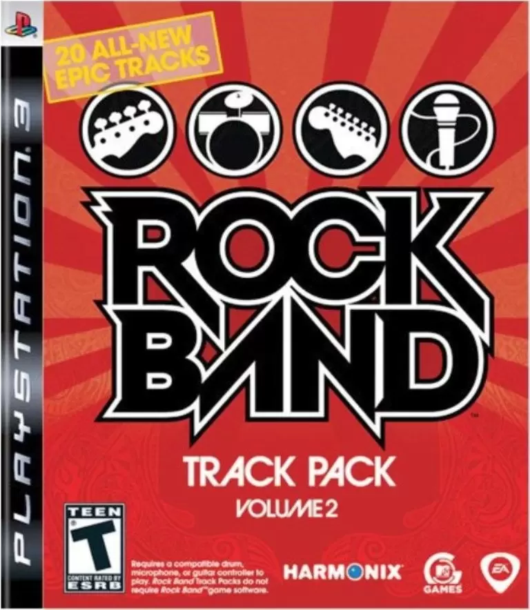 Jeux PS3 - Rock Band Track Pack Volume 2