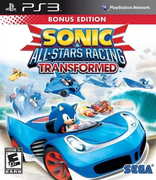 Jeux PS3 - Sonic & All-Stars Racing Transformed