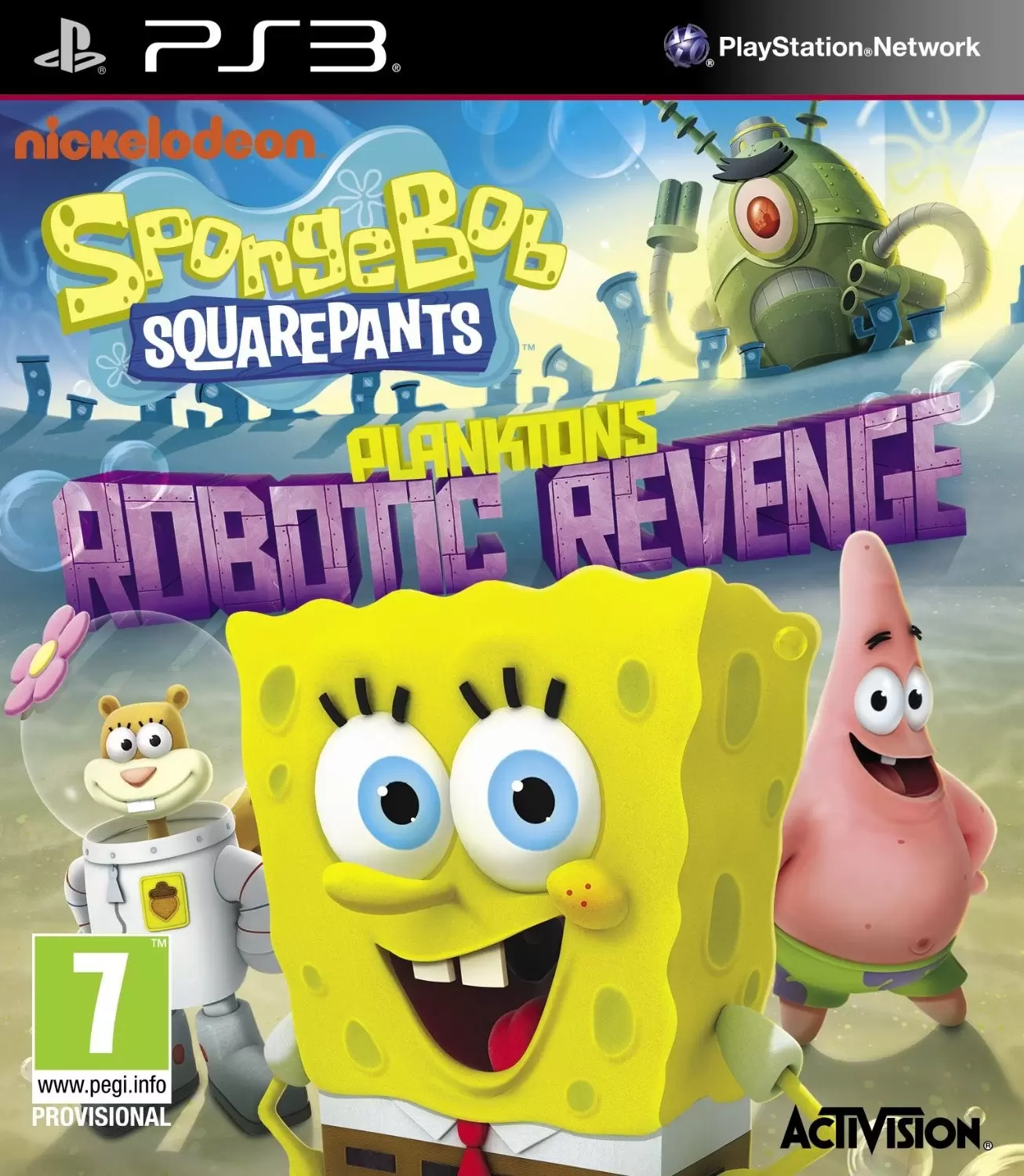 Jeux PS3 - SpongeBob SquarePants: Plankton\'s Robotic Revenge