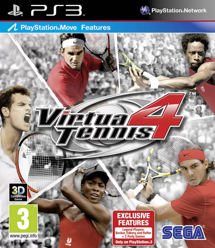 Jeux PS3 - Virtua Tennis 4
