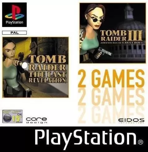 Jeux Playstation PS1 - 2 Games: Tomb Raider III & The Last Revelation