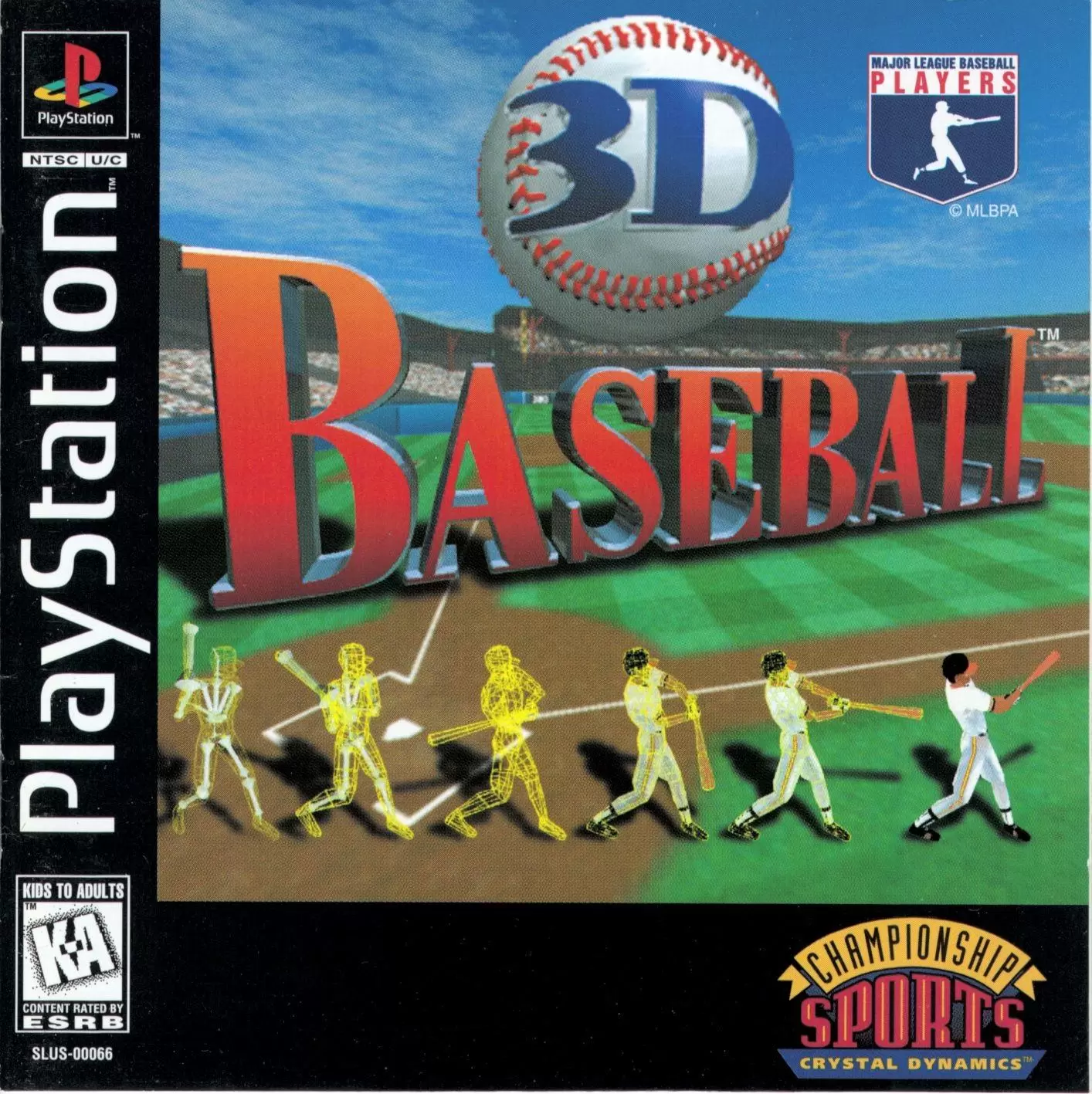 Jeux Playstation PS1 - 3D Baseball