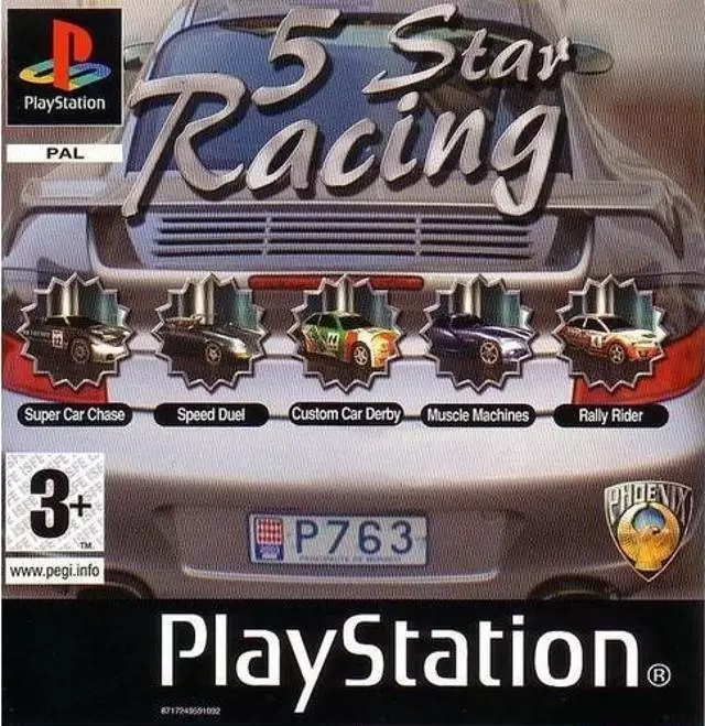 Jeux Playstation PS1 - 5 Star Racing