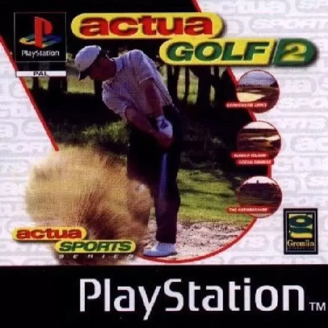 Playstation games - Actua Golf 2