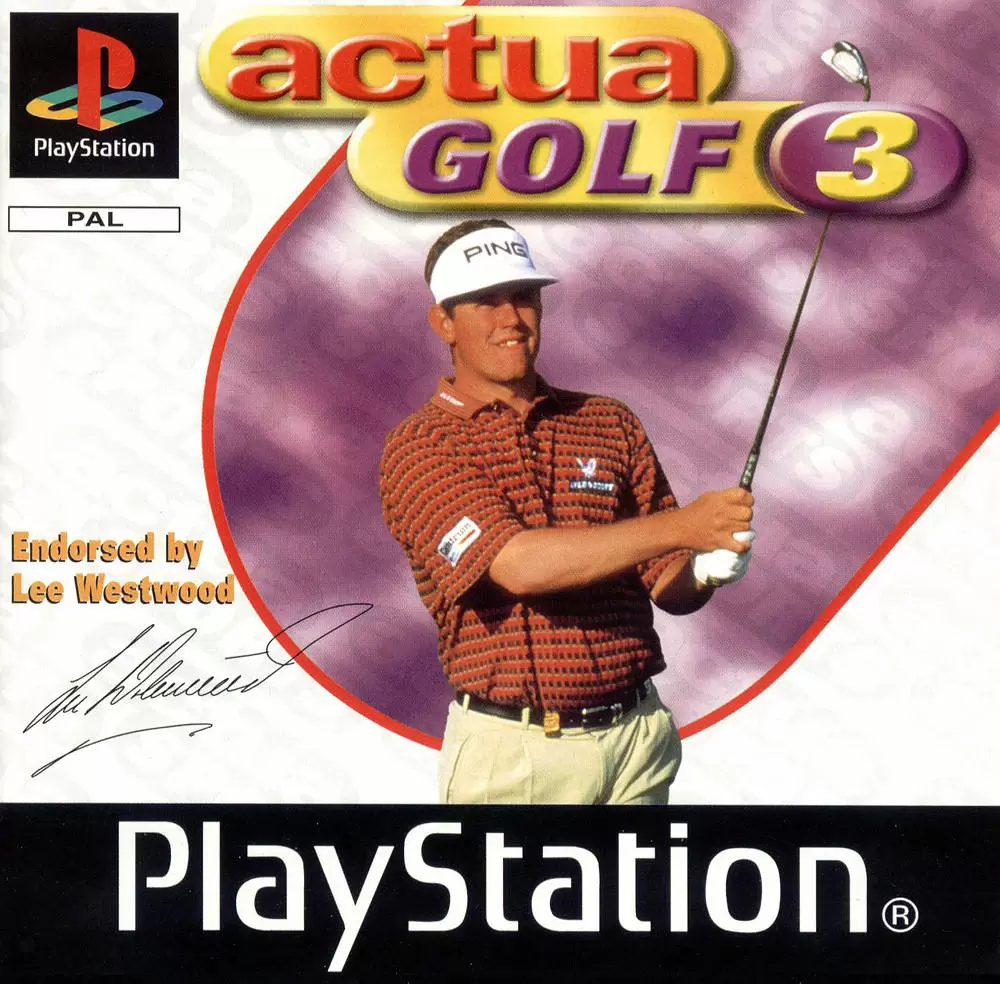 Playstation games - Actua Golf 3