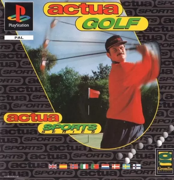 Playstation games - Actua Golf