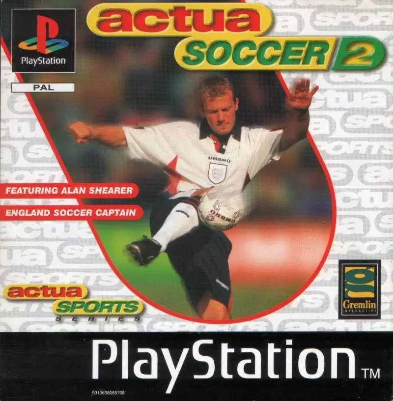 Jeux Playstation PS1 - Actua Soccer 2