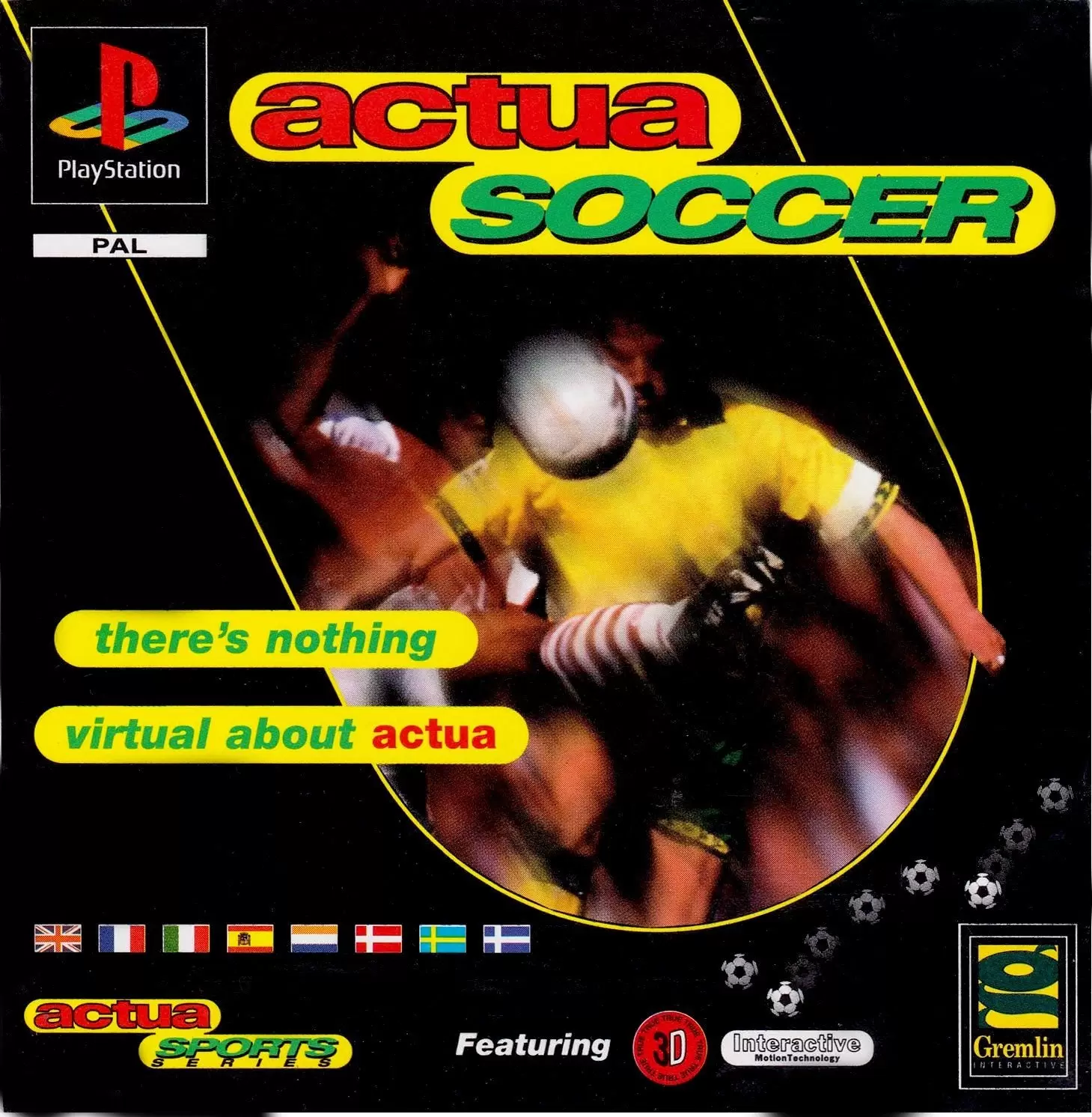 Playstation games - Actua Soccer