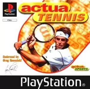 Playstation games - Actua Tennis