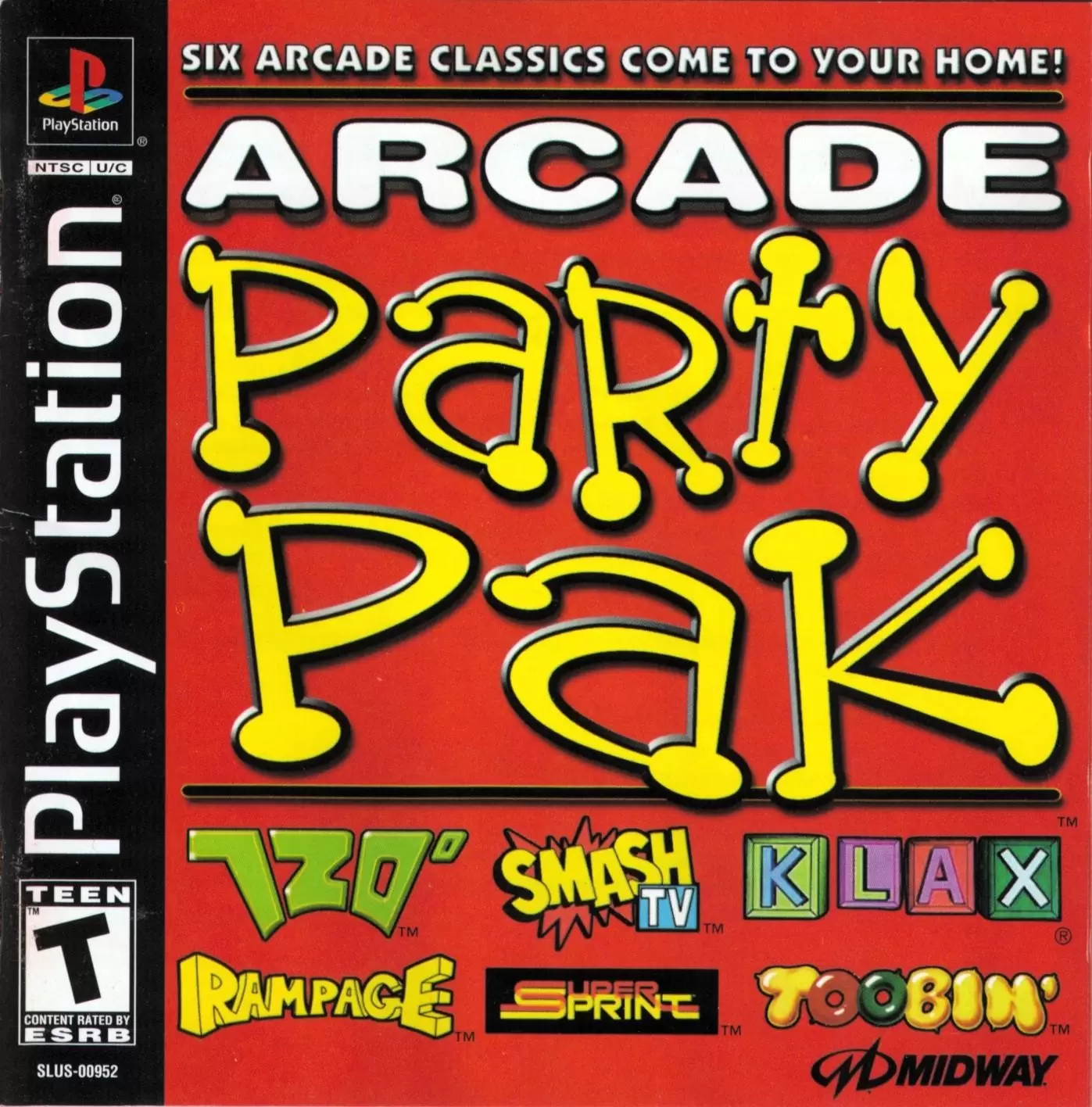 Jeux Playstation PS1 - Arcade Party Pak