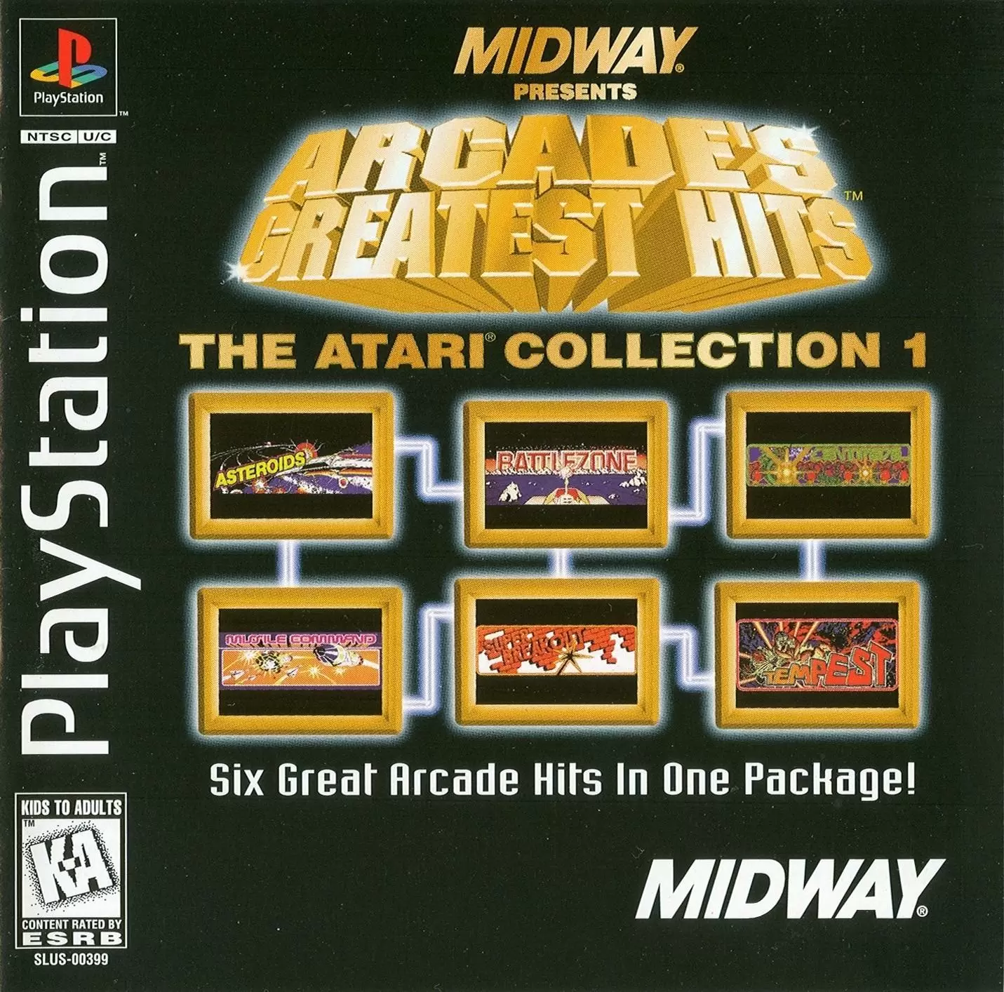 Playstation games - Arcade\'s Greatest Hits: The Atari Collection 1
