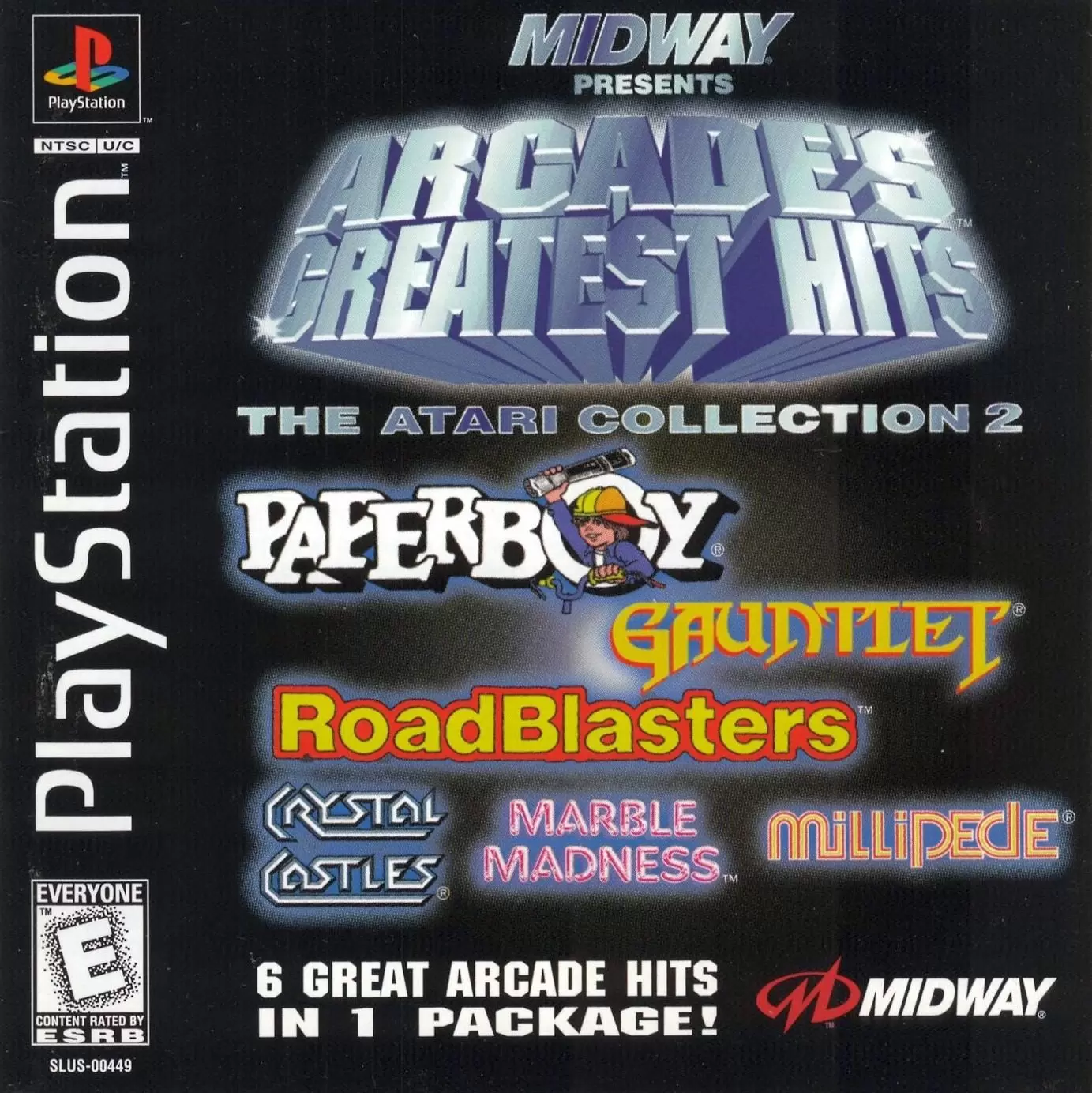Jeux Playstation PS1 - Arcade\'s Greatest Hits: The Atari Collection 2
