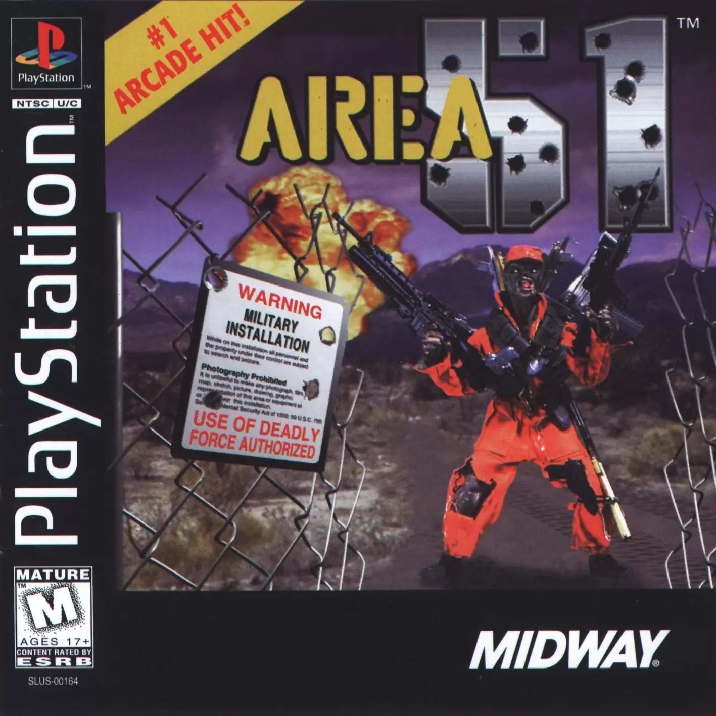 Jeux Playstation PS1 - Area 51
