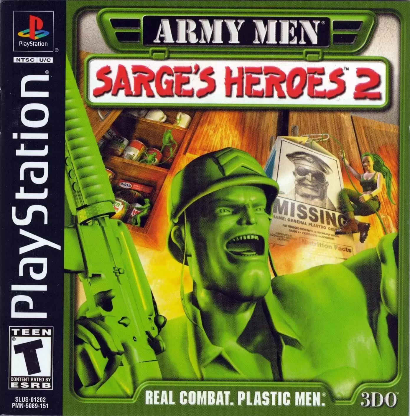Jeux Playstation PS1 - Army Men: Sarge\'s Heroes 2