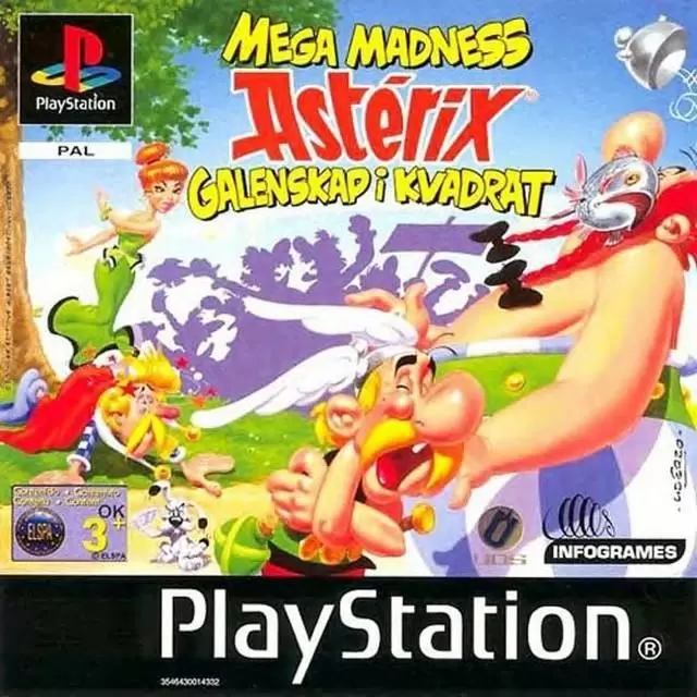 Jeux Playstation PS1 - Asterix: Mega Madness