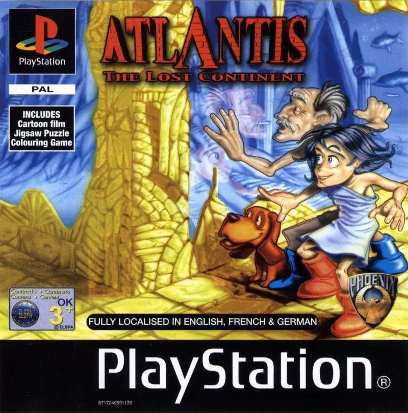 Jeux Playstation PS1 - Atlantis: The Lost Continent