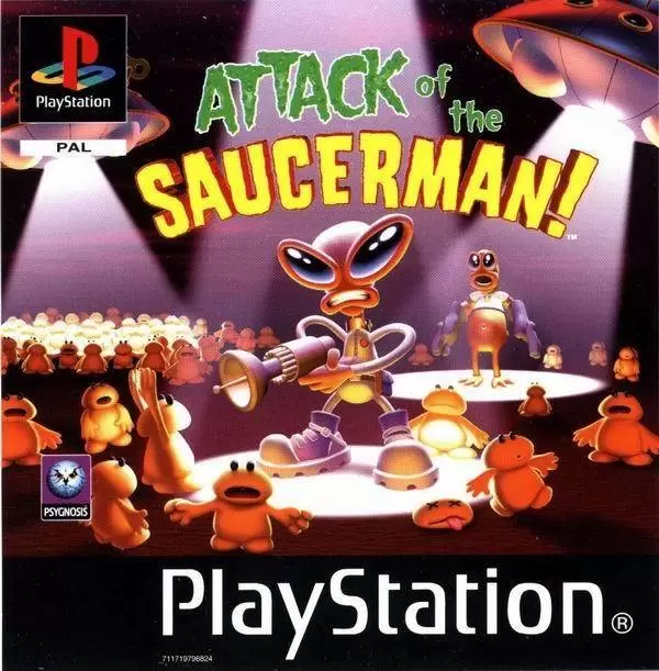 Playstation games - Attack of the Saucerman!