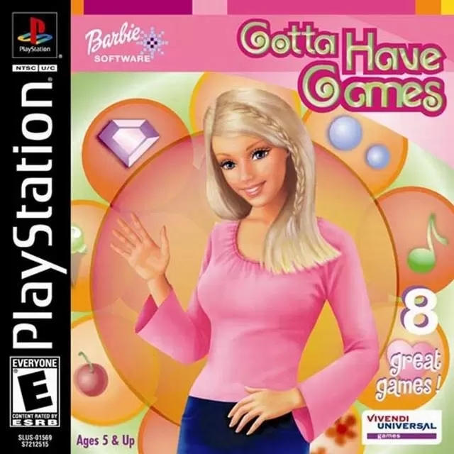 Jeux Playstation PS1 - Barbie: Gotta Have Games