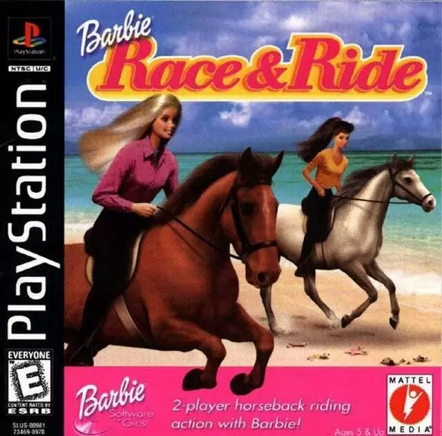 Jeux Playstation PS1 - Barbie: Race & Ride