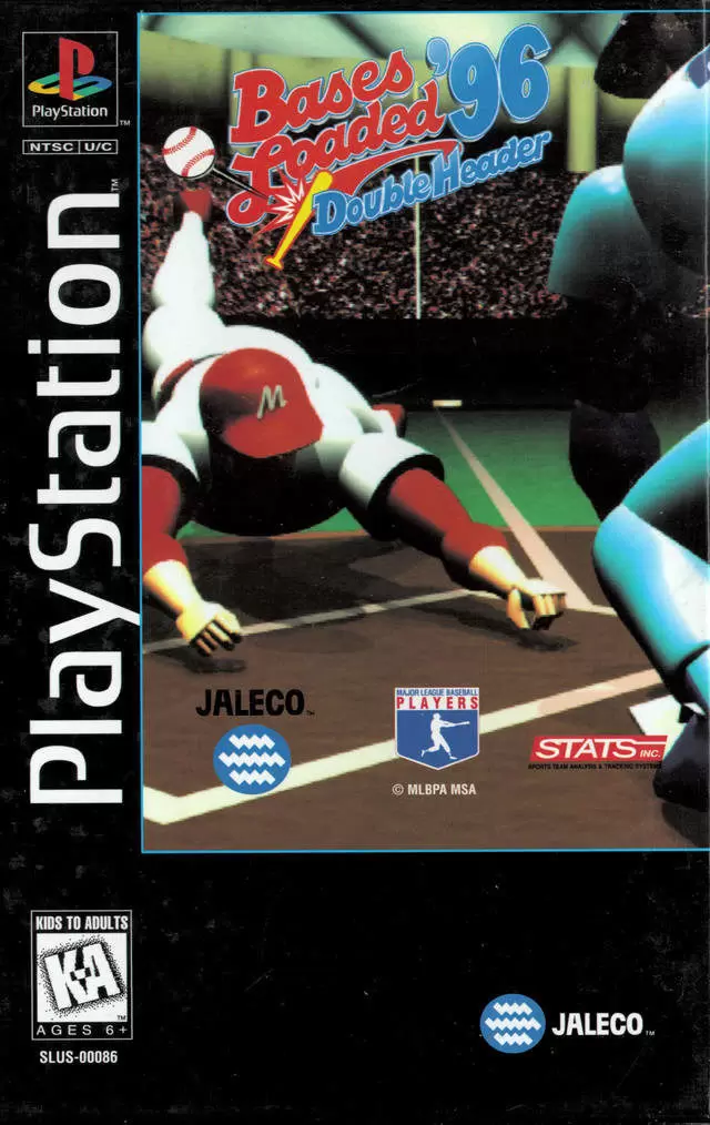 Jeux Playstation PS1 - Bases Loaded \'96: Double Header