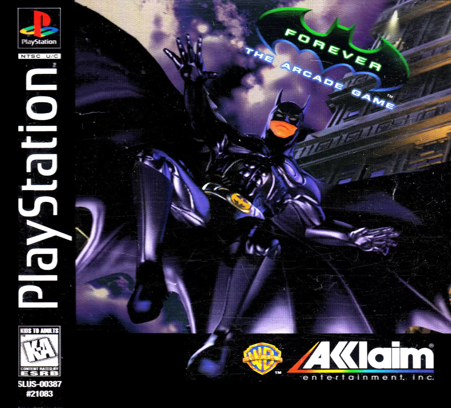 Playstation games - Batman Forever: The Arcade Game
