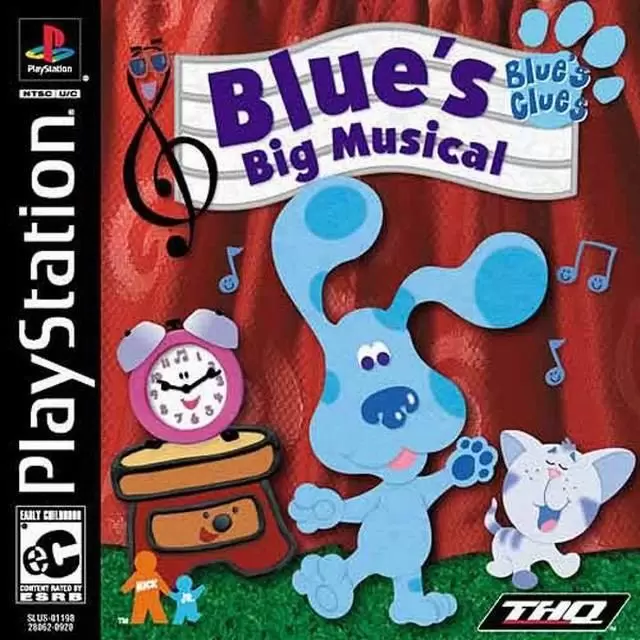 Jeux Playstation PS1 - Blue\'s Clues: Blue\'s Big Musical