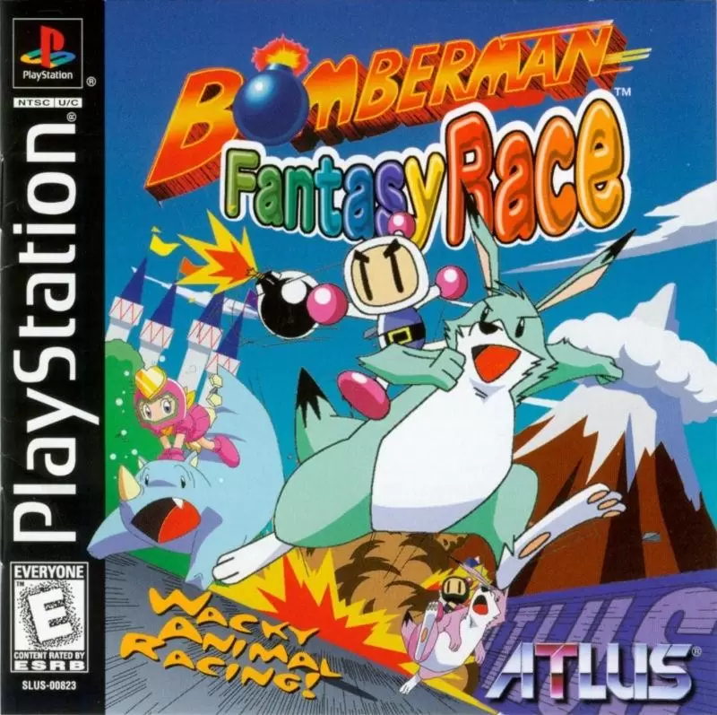Playstation games - Bomberman Fantasy Race