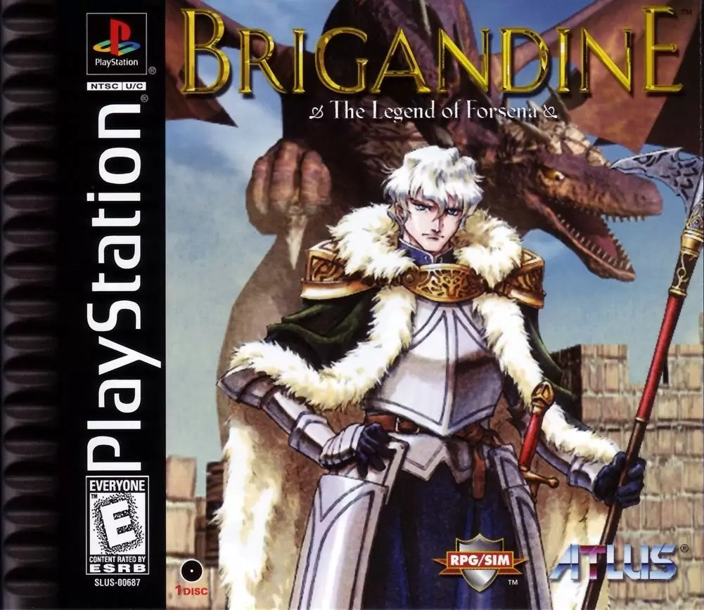 Playstation games - Brigandine: The Legend of Forsena