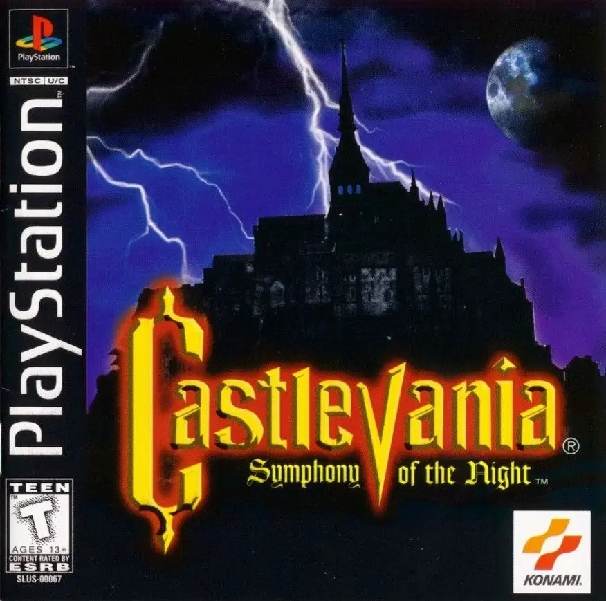 Playstation games - Castlevania: Symphony of the Night