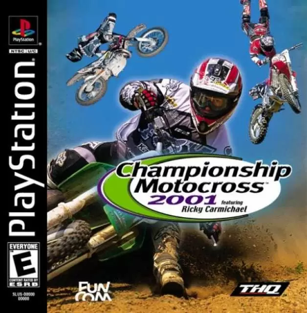 Jeux Playstation PS1 - Championship Motocross 2001 Featuring Ricky Carmichael