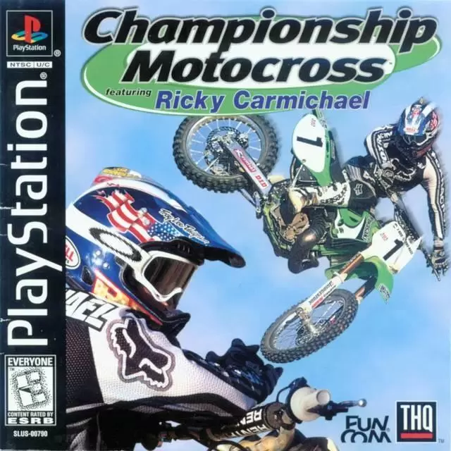 Jeux Playstation PS1 - Championship Motocross featuring Ricky Carmichael
