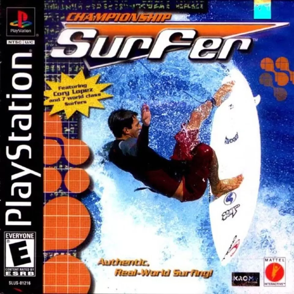 Playstation games - Championship Surfer