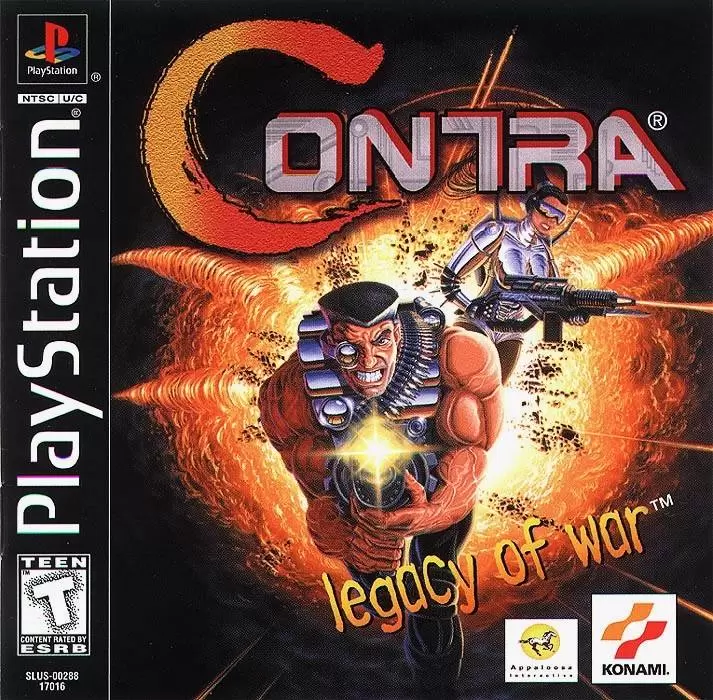 Playstation games - Contra: Legacy of War