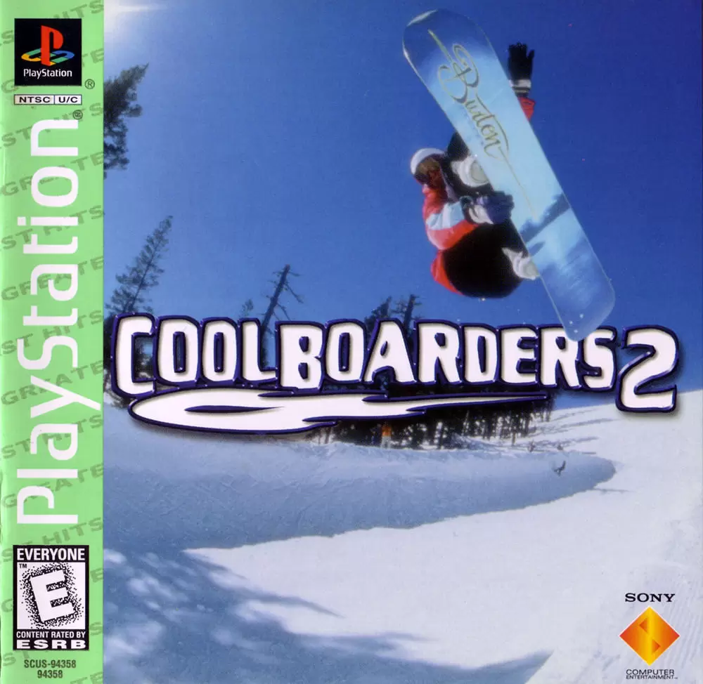 Jeux Playstation PS1 - Cool Boarders 2