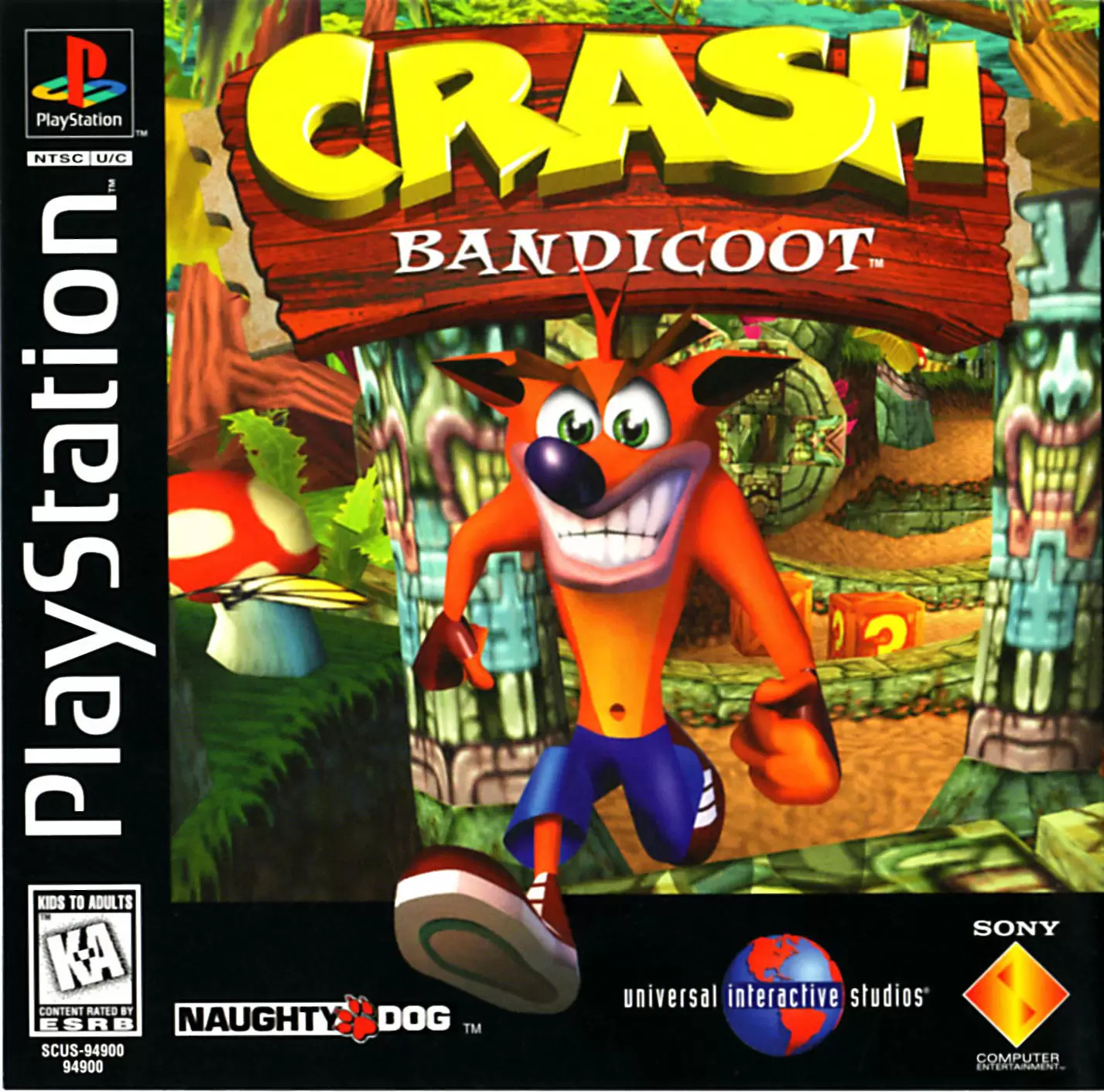 Jeux Playstation PS1 - Crash Bandicoot