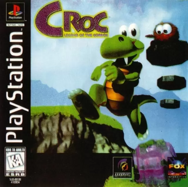Playstation games - Croc: Legend of The Gobbos