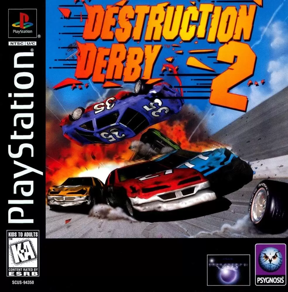 Playstation games - Destruction Derby 2